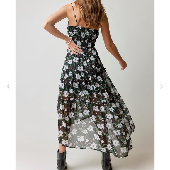 New Francesca’s Gorgeous Sleeveless High Low Maxi Dress With Adjustable Straps - Picture 6 of 14